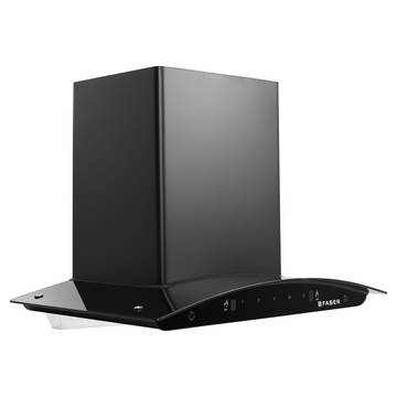 Faber India HOOD SYDNEY FL SC AC BK 60 Chimney For Kitchen
